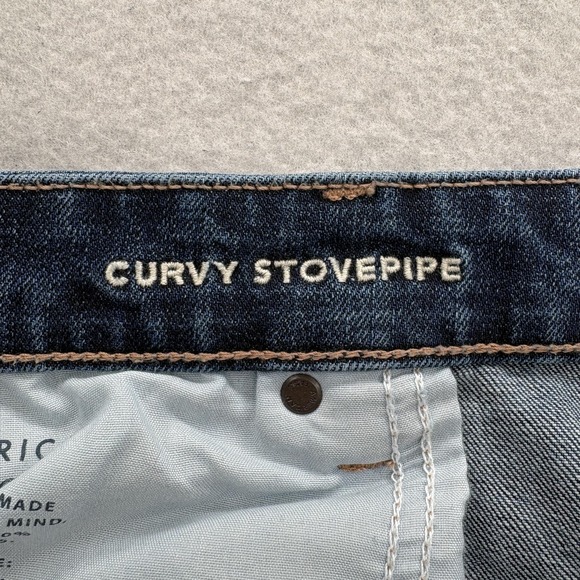 American Eagle Outfitters Wide Leg Jeans in Medium Blue - Picture 5 of 14